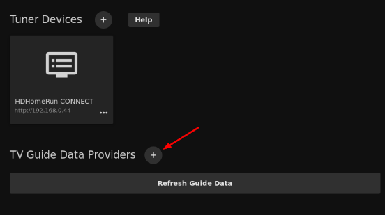 Jellyfin Add EPG