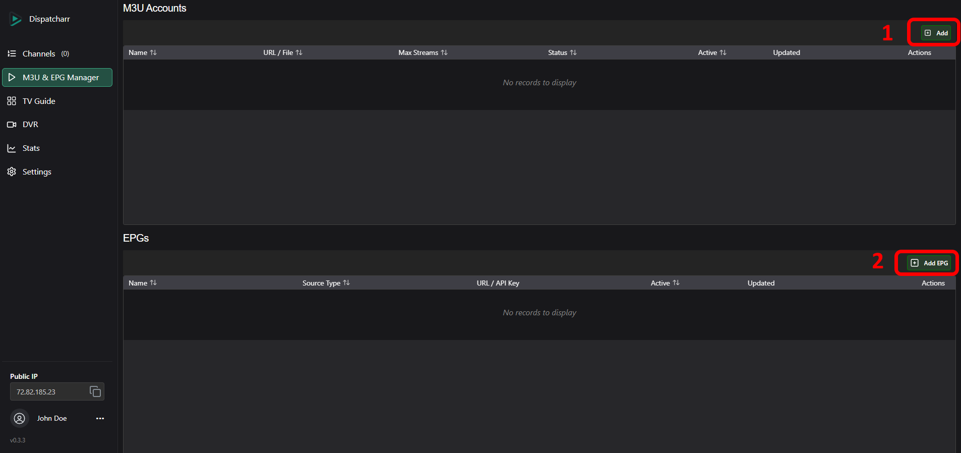 M3U & EPG Manager