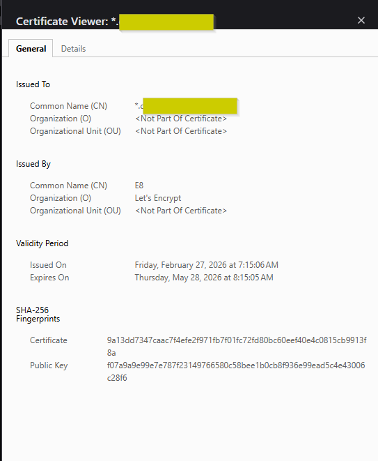 Add Proxy Host